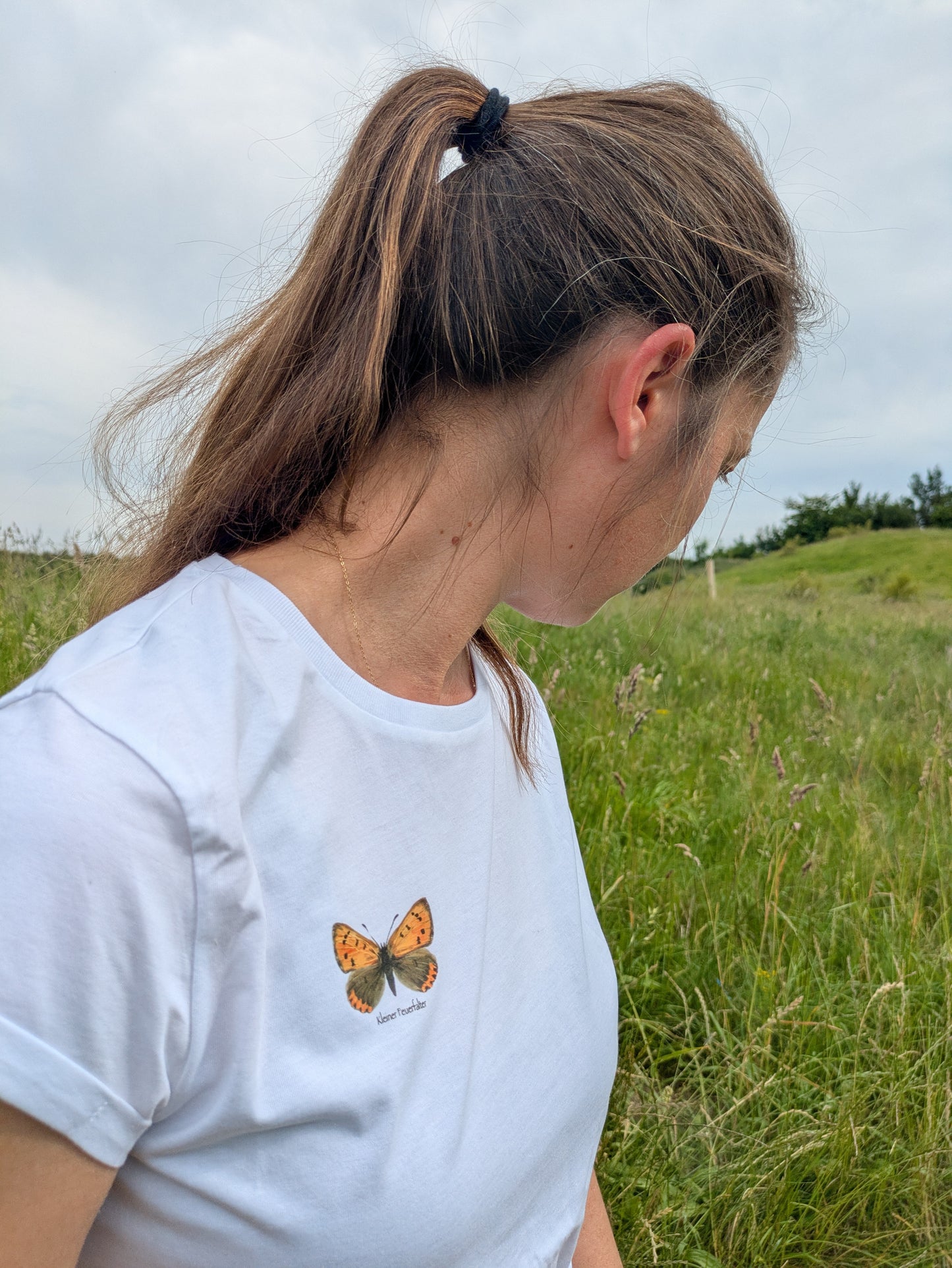 T-Shirt Damen / Kleiner Feuerfalter