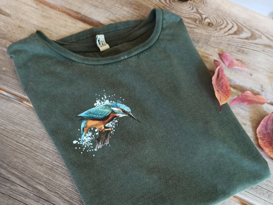 T-Shirt Damen / Eisvogel
