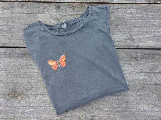 T-Shirt Damen/ Großer Feuerfalter