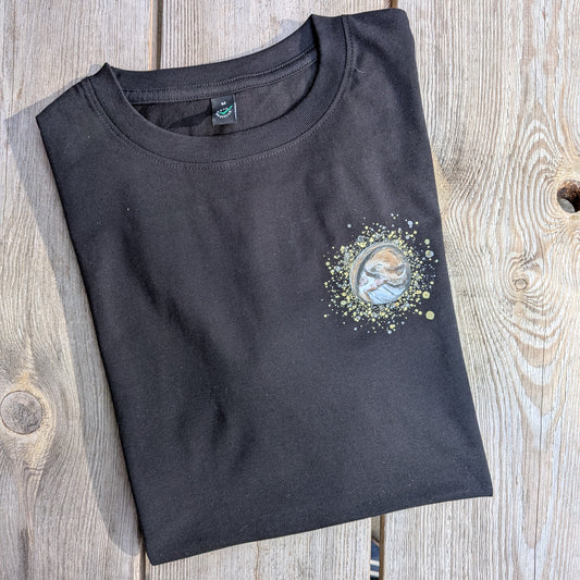 T-Shirt Herren Haselmaus schwarz polarfuchs