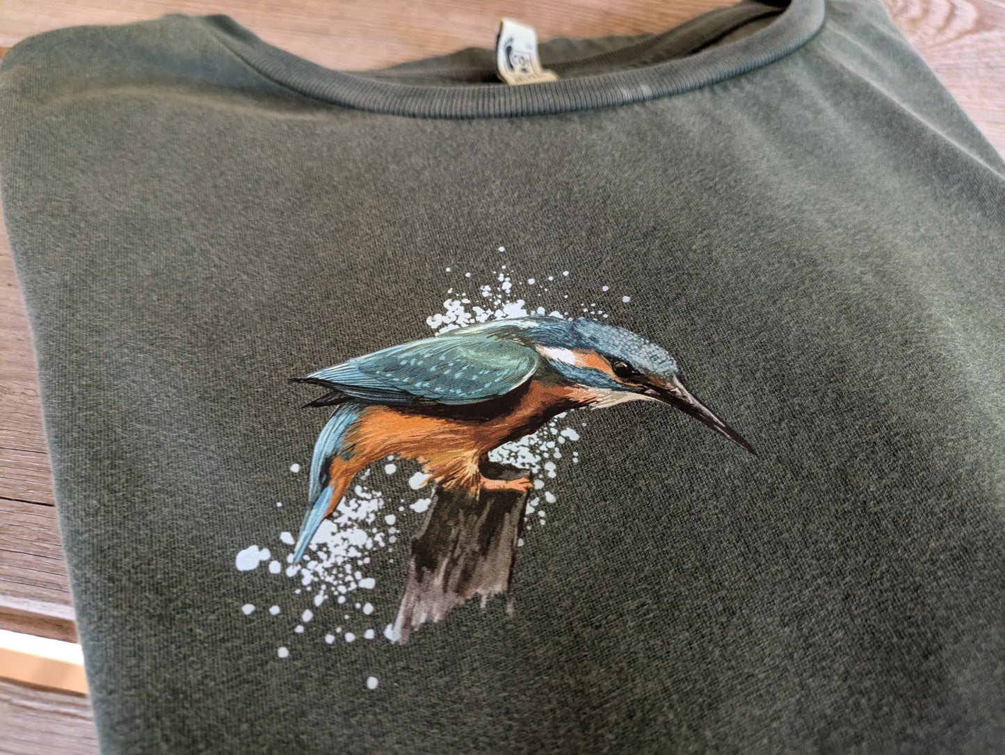 T-Shirt Damen / Eisvogel