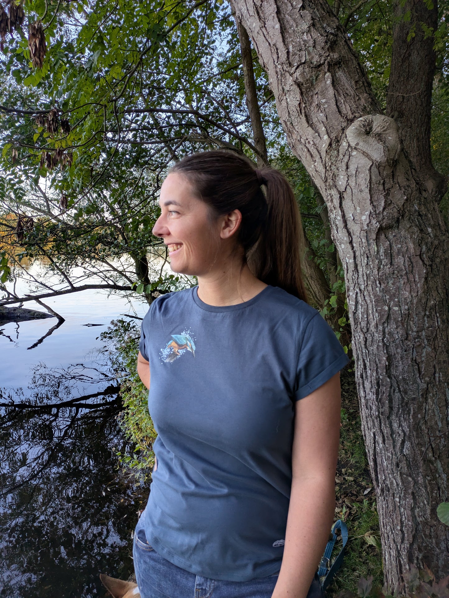 T-Shirt Damen / Eisvogel