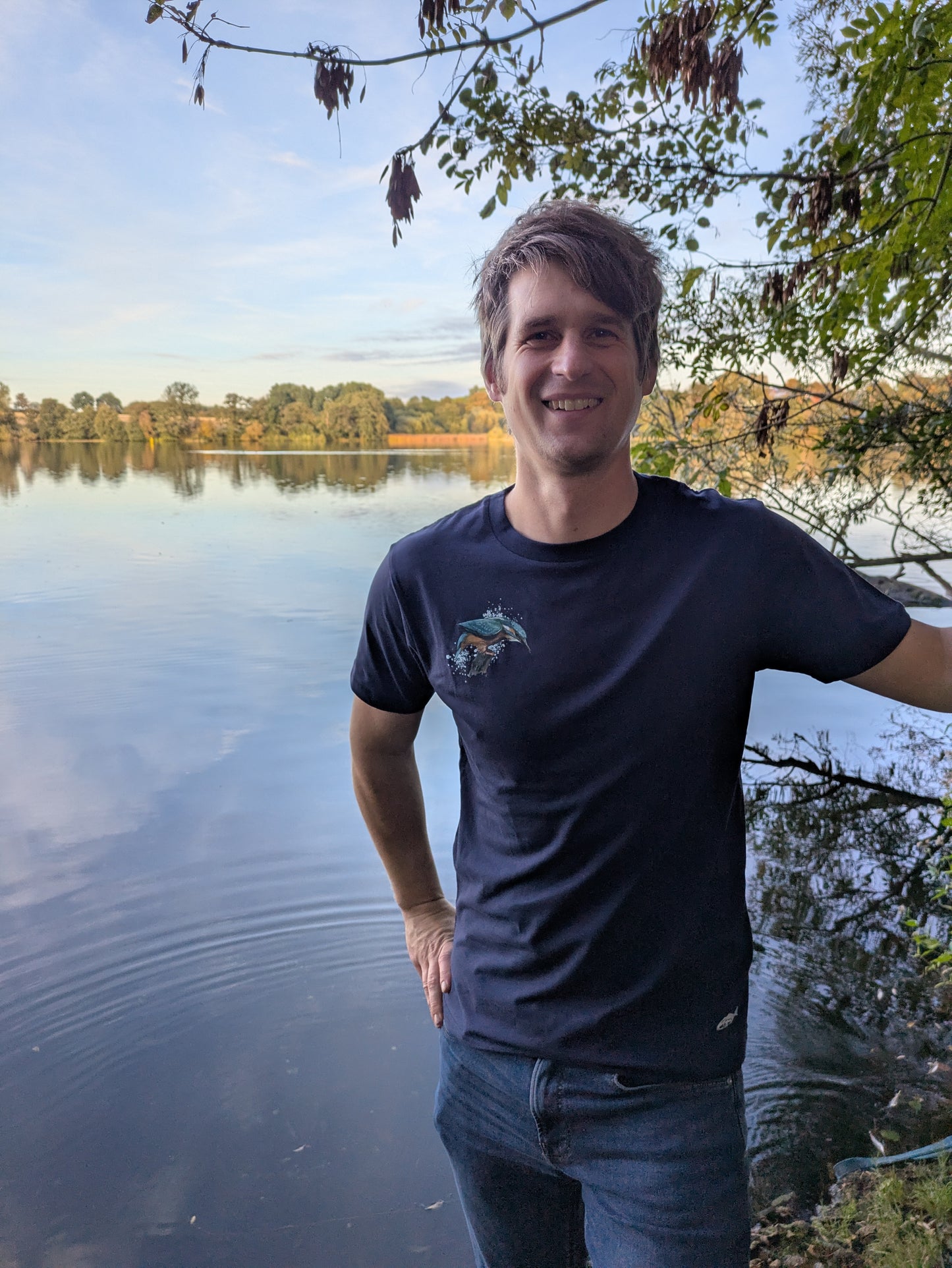 T-Shirt Herren / Eisvogel