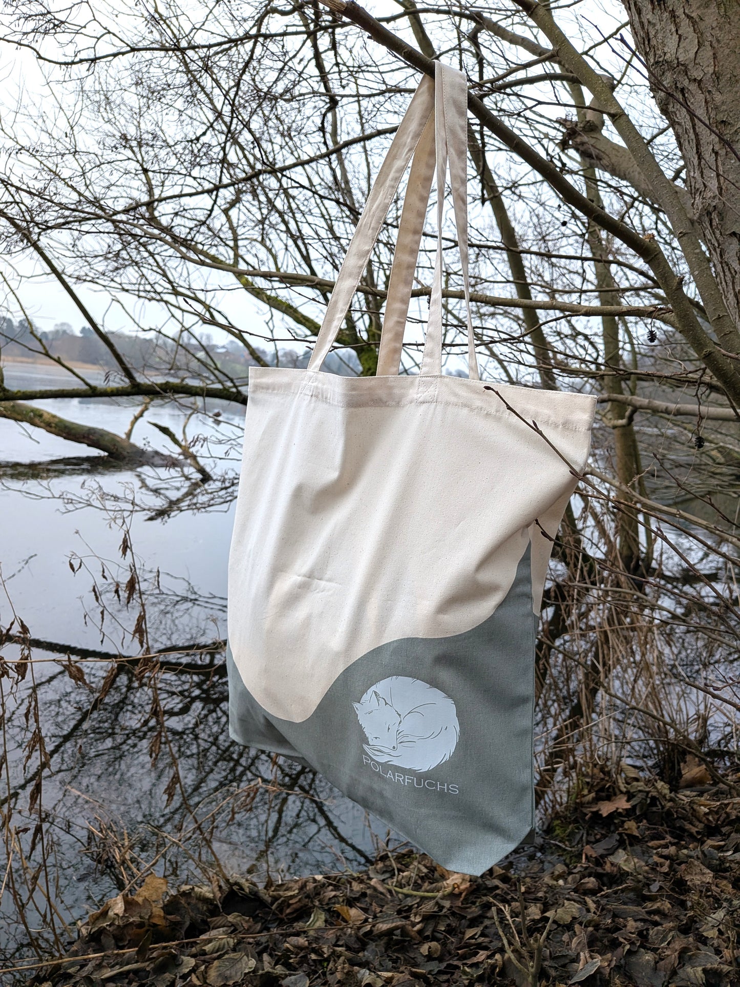 Tasche Shopper Polarfuchs grün