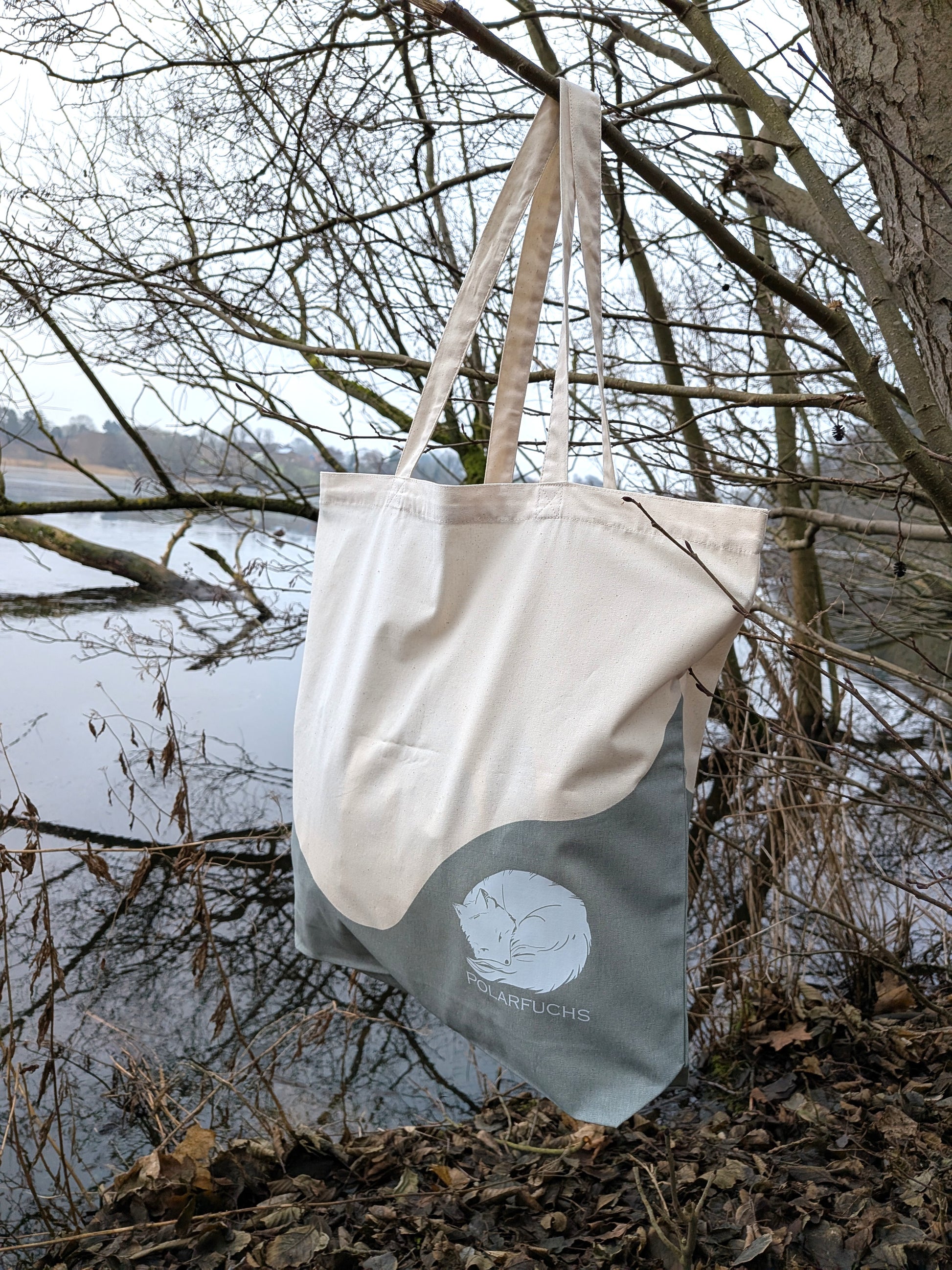 Tasche Shopper Polarfuchs grün