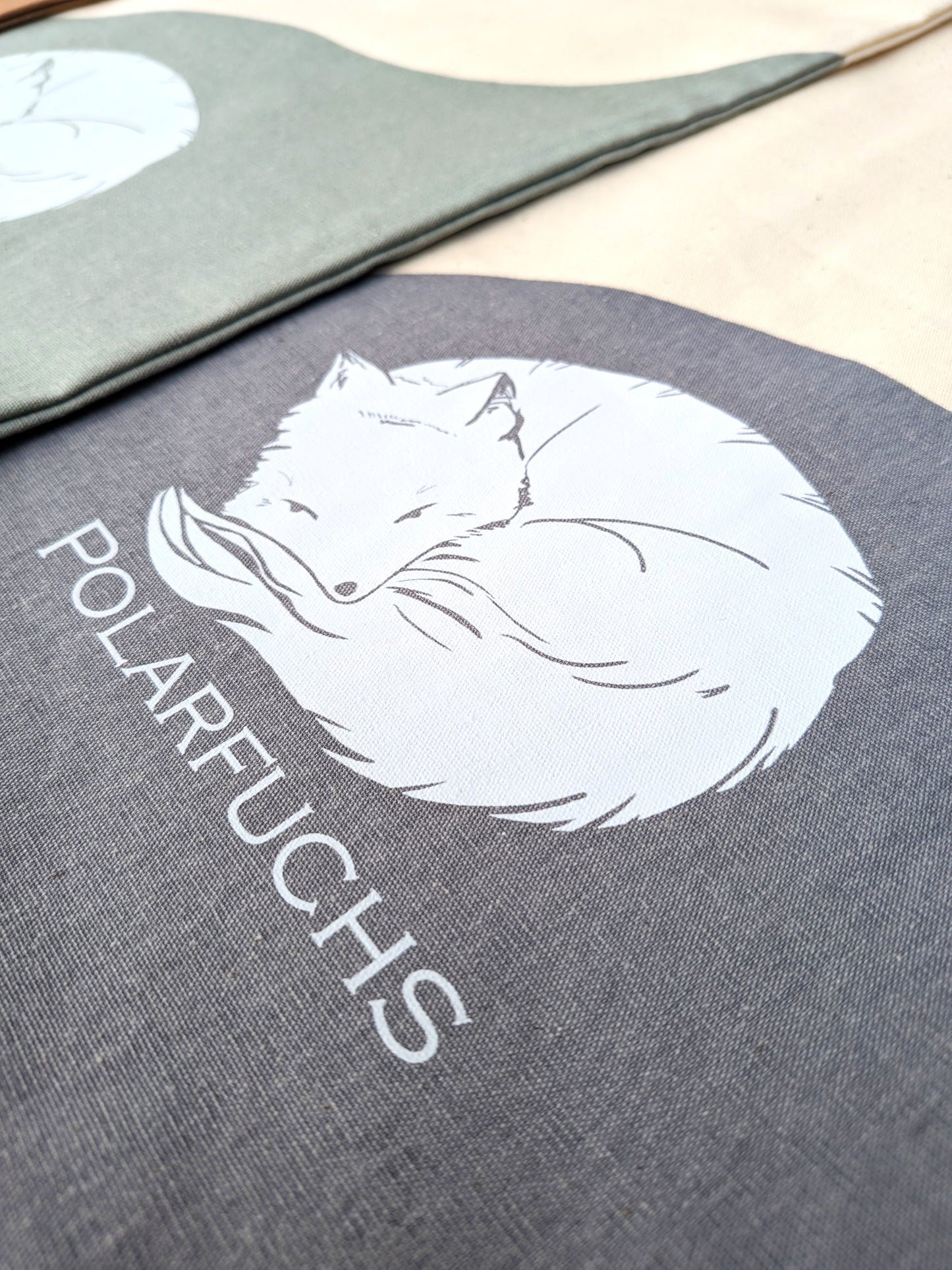 Tasche Shopper Polarfuchs blau