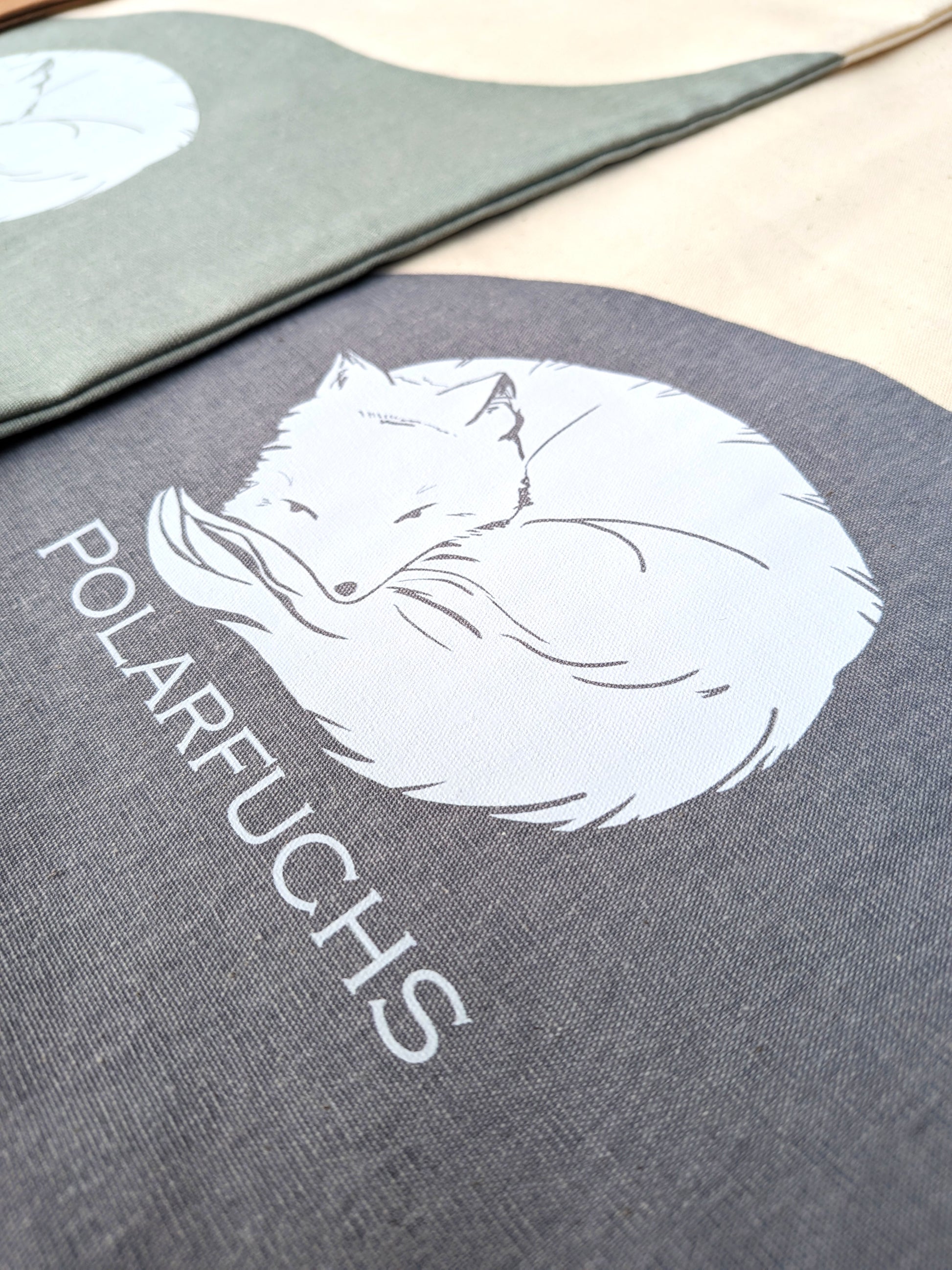 Tasche Shopper Polarfuchs blau