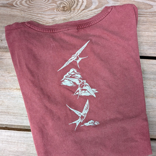 T-Shirt Damen / Schwalben